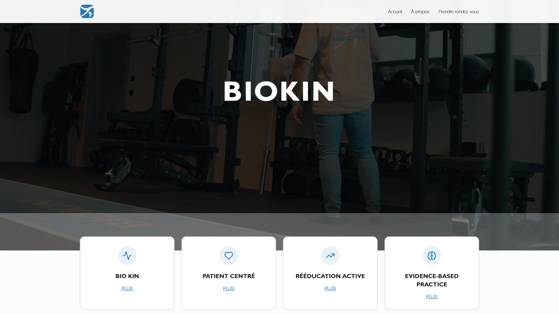 Aperçu du site BIOKIN